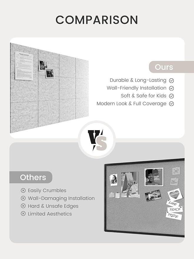 Bumusty Large Cork Board 47"x35" Alternative - Image 7