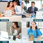 Acrylic Sign Holder 5x7 Inches, 16 Pack Clear Plastic Table Paper Display Stand - Image 6