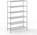 Regal Altair 24" Deep x 60" Wide x 96" Height Wire Shelving Kit | 6-Tier | NSF