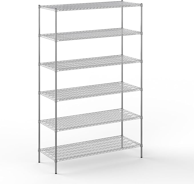 Regal Altair 24" Deep x 60" Wide x 96" Height Wire Shelving Kit | 6-Tier | NSF by Regal+Altair
