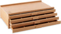 7 elements 4 drawer wooden artist storage supply, main product view