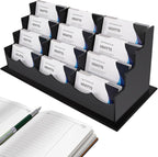 Vevitts Business Card Holder, Acrylic Business Card Display, Home & Office