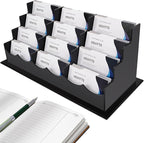 Vevitts Business Card Holder, Acrylic Business Card Display, Home & Office by Vevitts