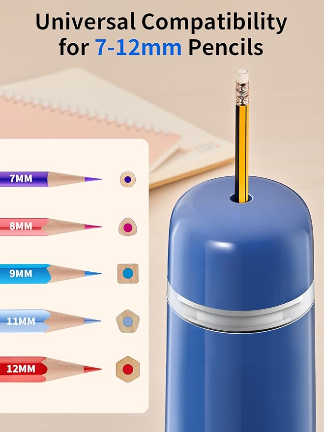 JARLINK Automatic Electric Pencil Sharpener - Image 3