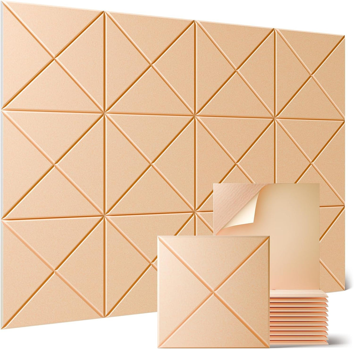 Sonicism 12 Pack X-Lined Acoustic Panels