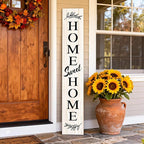 Farmhouse Wooden Welcome Sign Stand - Image 2