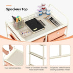 GLACER 10 Drawer Rolling Cart, Storage Cart - Image 5