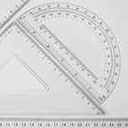CertBuy 48 Pack Clear Protractor 6 Inch, Plastic Protractor Math Protractors - Image 6