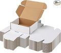 PHAREGE 8x6x2 Inch Shipping Boxes 25 Pack White, Tab Lock Tuck Top Mailer Boxes by PHAREGE