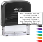 Custom Self Inking Rubber Stamp by Maxmark