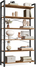 VASAGLE 6-Tier Bookshelf, Bookcase by VASAGLEbySONGMICSHOME