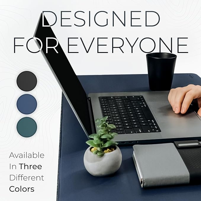 Nordik Felt and Leather Desk Mat Non-Slip - Image 2