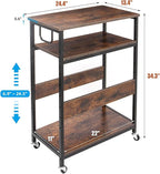 Extra Large Height Adjustable Computer Tower Stand, Computer & Machine Carts - Image 5