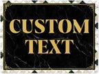 Custom Sign, Custom Street Sign, 11 Font Colors, 13 Font Styles, 4 Hole Options