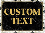 Custom Sign, Custom Street Sign, 11 Font Colors, 13 Font Styles, 4 Hole Options by MySignCenter