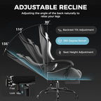 gtplayer gaming chair, computer chair with footrest and, package contents