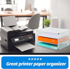 EASEPRES 3 Tier Mesh Desk Organizer Tray, Desktop Mail File Paper Letter Folder - Image 6