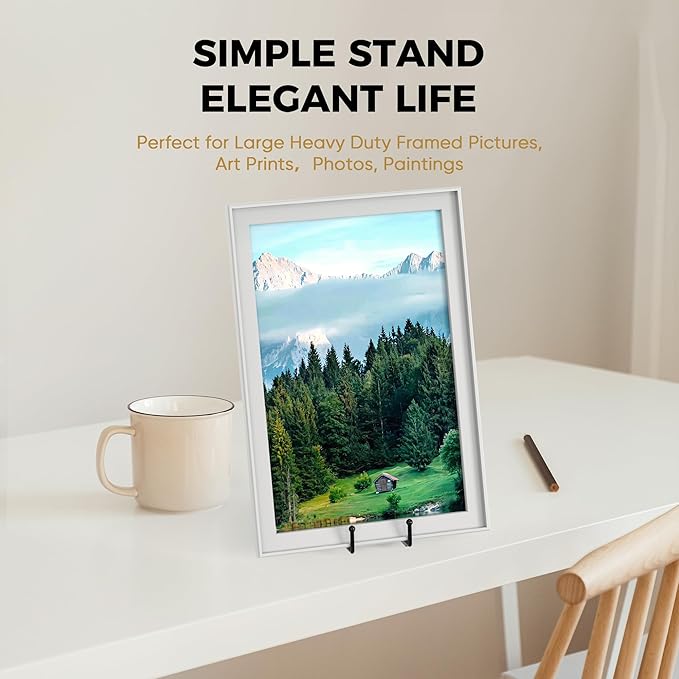 TR-LIFE 14 Inch Black Metal Plate Stand - Image 6