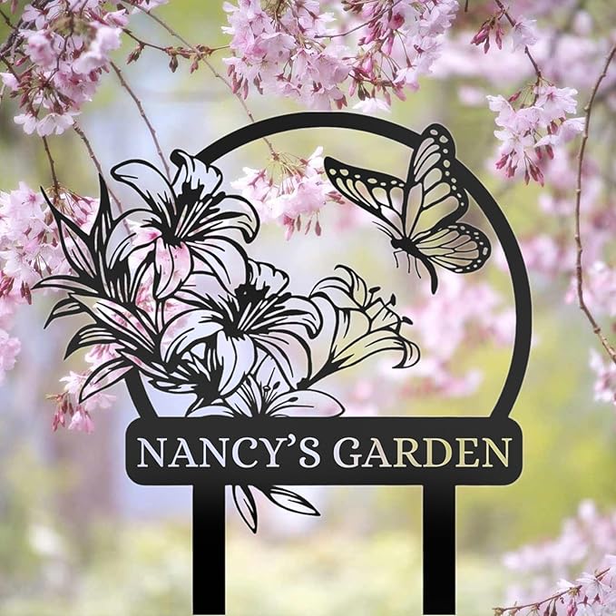 Personalized Garden Signs | Customized Metal Yard Sign Stakes | Custom - Image 4