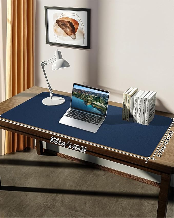 Large Desk mat, Leather Desk Pad Protector, Office Desk Mat, Mouse Pad - Image 6