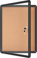 Mifuro 26"x20" Enclosed Bulletin Board, Lockable Weather-Resistant Aluminum by MifuroOfficeProduct