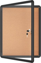 Mifuro 26"x20" Enclosed Bulletin Board, Lockable Weather-Resistant Aluminum by MifuroOfficeProduct