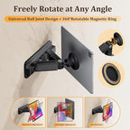 nediea Magnetic Wall Mount for iPad, 360°Rotation Tablet Wall Mount Holder - Image 2
