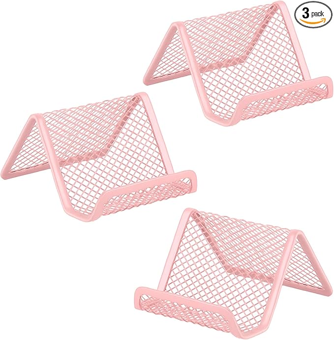 EMOMAS Business Card Holder for Desk, Office Desktop Business Card Display by EMOMAS