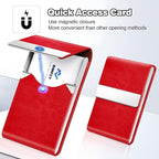 Business Card Holder for Women or Men, Business Card Case - Image 4