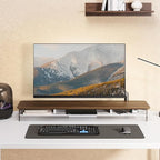 Fenge Acrylic Monitor Stand Riser, 42.5 Inches Dual Monitor Stand - Image 2