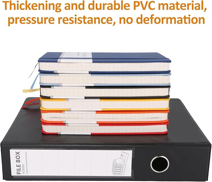 HUA JIE A4 Storage File Boxes Plastic Archives Cases - Image 5