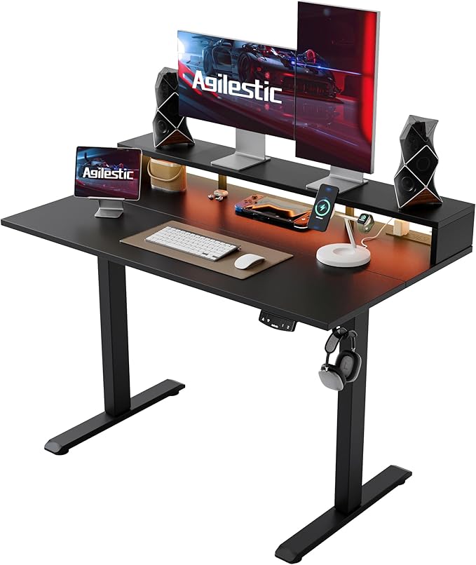 Electric Height Adjustable Standing Desk by Agilestic