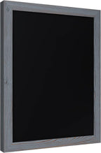 Rustic Grey Magnetic Wall Chalkboard, Large Size 18" x 24", Framed Chalkboard - Image 9