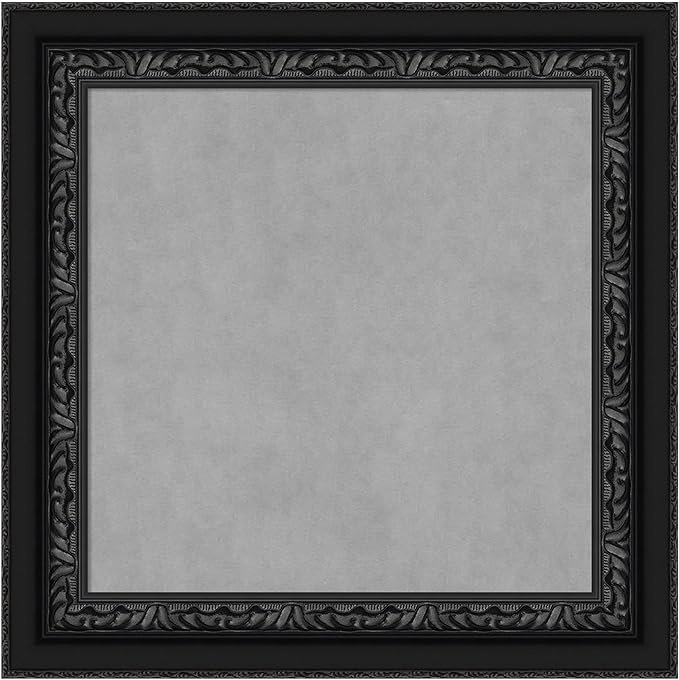 Amanti Art Black Framed Magnetic Board 16x16 X-Small Vision Board by AmantiArt