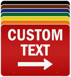 Custom Arrow, Custom Directional Sign, Right Arrow, 36x48 Inches, Reflective by MySignCenter