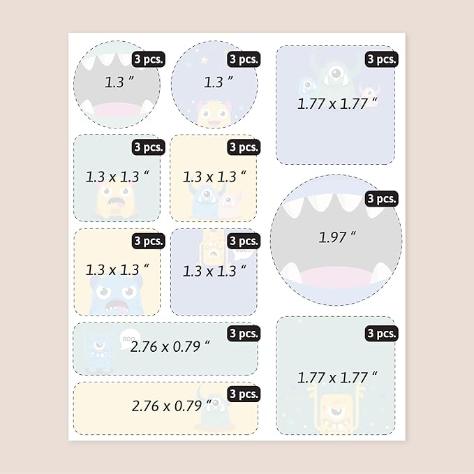 Large Name Labels for Kids - Image 5