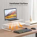 suptek Monitor Stand Riser for Computer, Notebook and All Flat Screen Display - Image 3