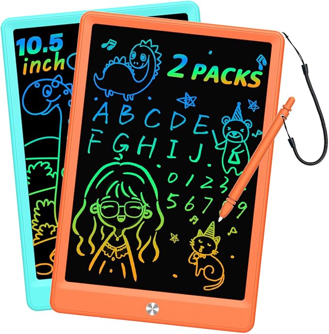 BUKEBU LCD Writing Tablet Doodle Board, Colorful Drawing Pad, Electronic - Image 2