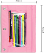 YoeeJob Pencil Pouch for 3 Ring Binder, Zipper Binder Pencil Pouches Bulk - Image 4
