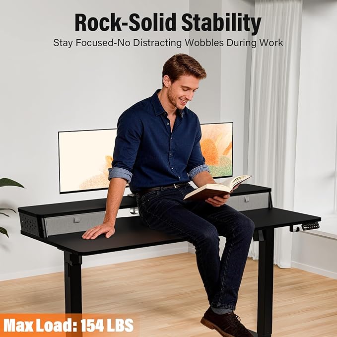Kingant 48 x 24 Inch Electric Standing Desk - Image 6