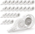 JEFURE 24 Pcs Transparent Correction Tape, 236 Inch Tear-Resistant Bulk by JEFURE