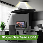 55 Inch Office Cubicle and Desk Shade – Blocks Light and Air Conditioning - Image 2