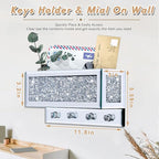 WALTSOM Crushed Diamond Key and Mail Holder - Image 5