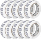 Perco Metallic Silver 1-Inch Perforated Circle Dot Sticker Labels — 10 Rolls by Perco