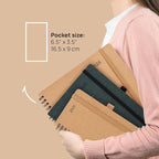 POPRUN 2026 Recycled Weekly Planner 12 Months Pocket Size - Image 2