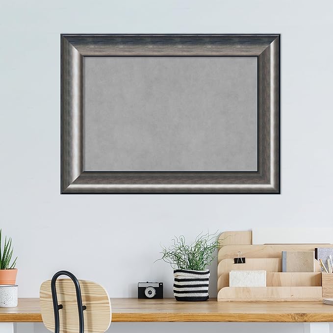 Amanti Art Silver Framed Magnetic Board 22x30 Medium Vision Board - Image 5
