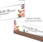 ARTBLOX | Office Personalized Name Plate Flower - Image 4