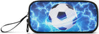 DVGMBXY Soccer Starry Sky Pencil Case Box by Unknown