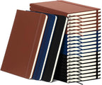 Honoson 20 Pack Lined Journal Notebooks A5 Hardcover Executive Notebook 5.5" x by Honoson