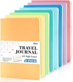 feela 8 Pack Soft Cover Journal Bulk, Notebooks College Ruled by feela